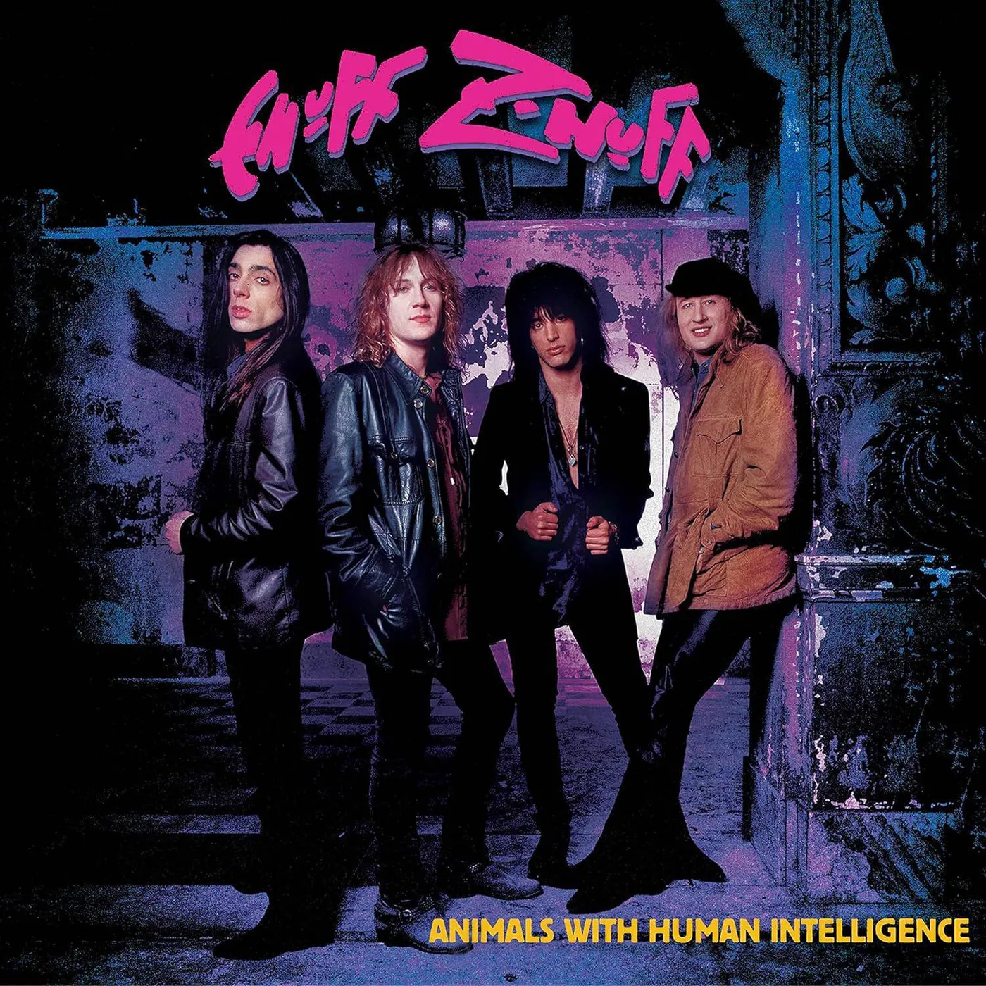 Enuff Z'Nuff Animals With Human Intelligence (Blue/Red Splatter) Vinyl Record