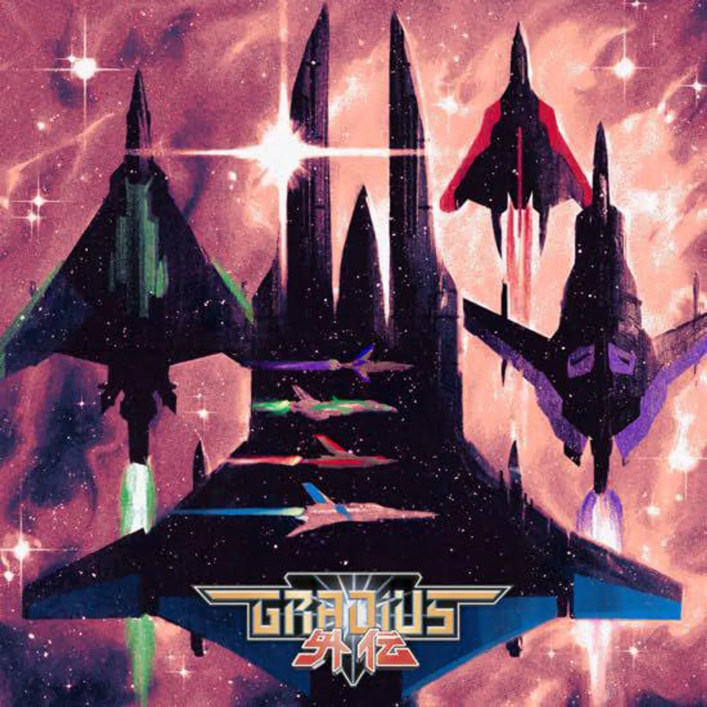 Konami Kukeiha Club Gradius Gaiden Original Soundtrack (Clear/2LP) Vinyl Record