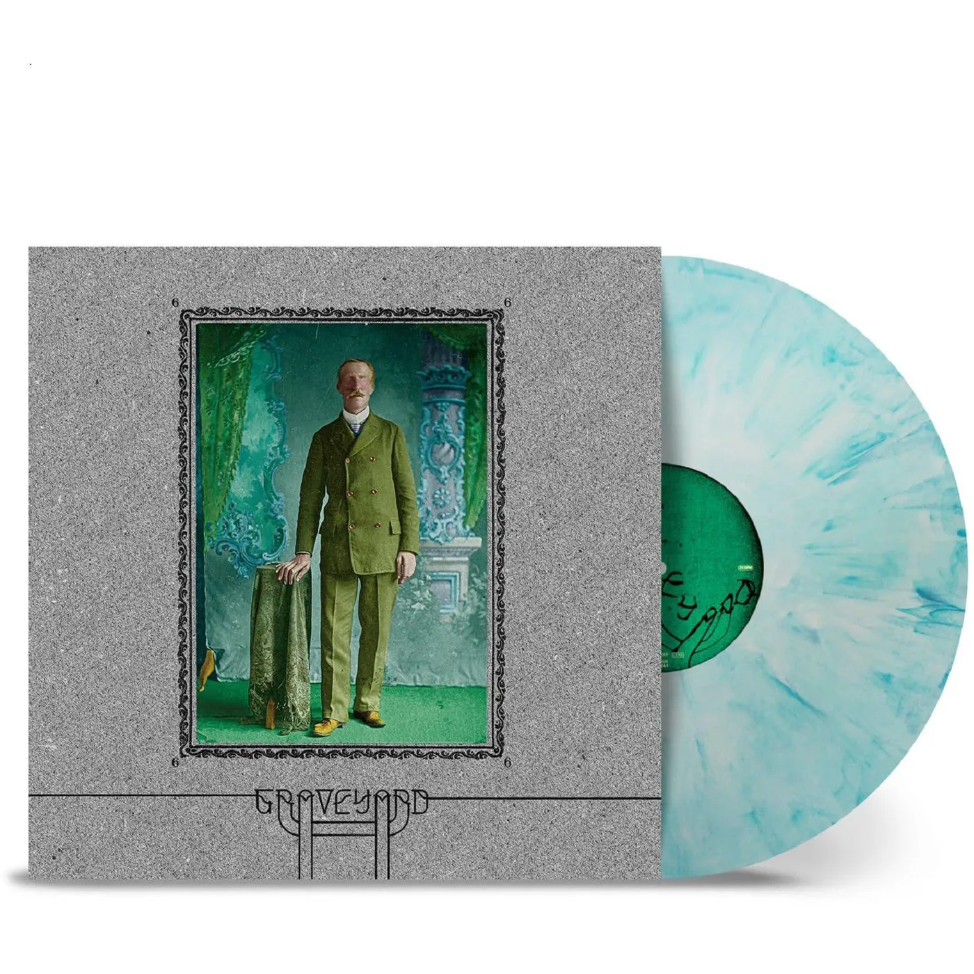 Graveyard 6 (WHITE & SKY BLUE MARBLE VINYL) Vinyl Record
