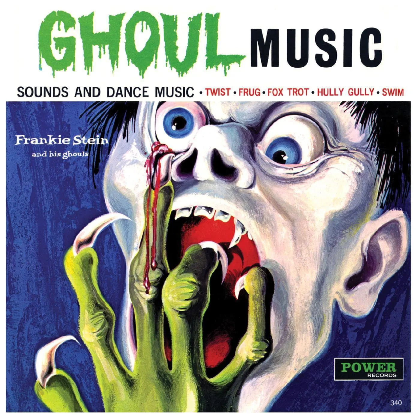 Frankie Stein and His Ghouls Ghoul Music (Coke Clear With Yellow Swirl) Vinyl Record