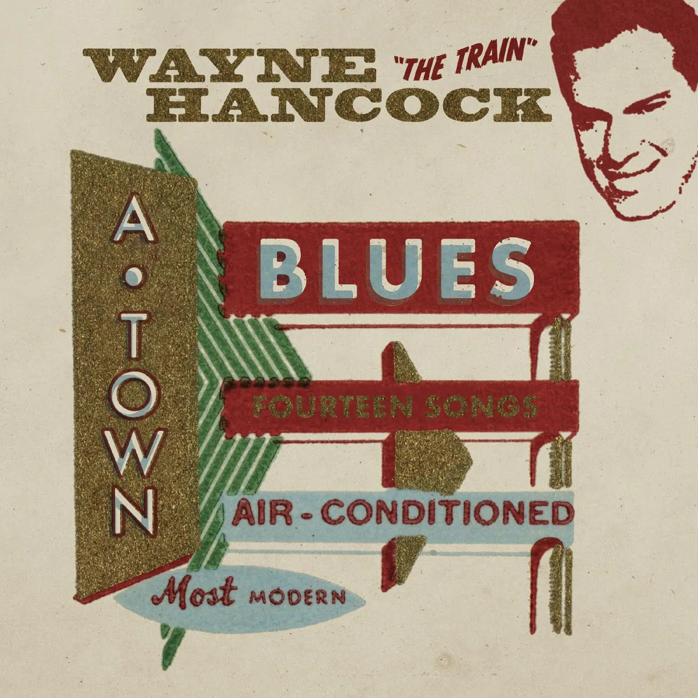 Wayne Hancock A-town Blues (Red) Vinyl Record