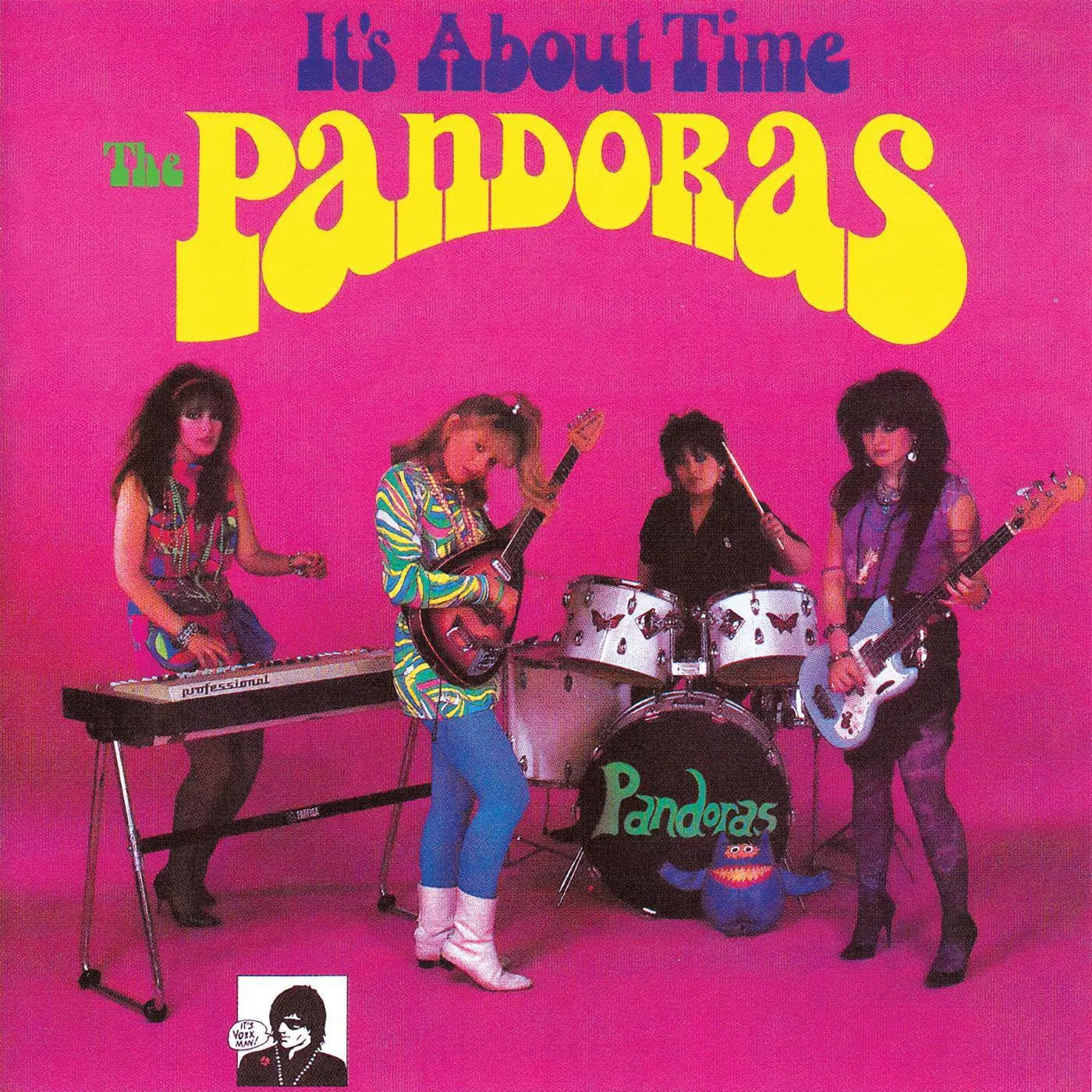 The Pandoras  It's About Time (Clear Purple) Vinyl Record