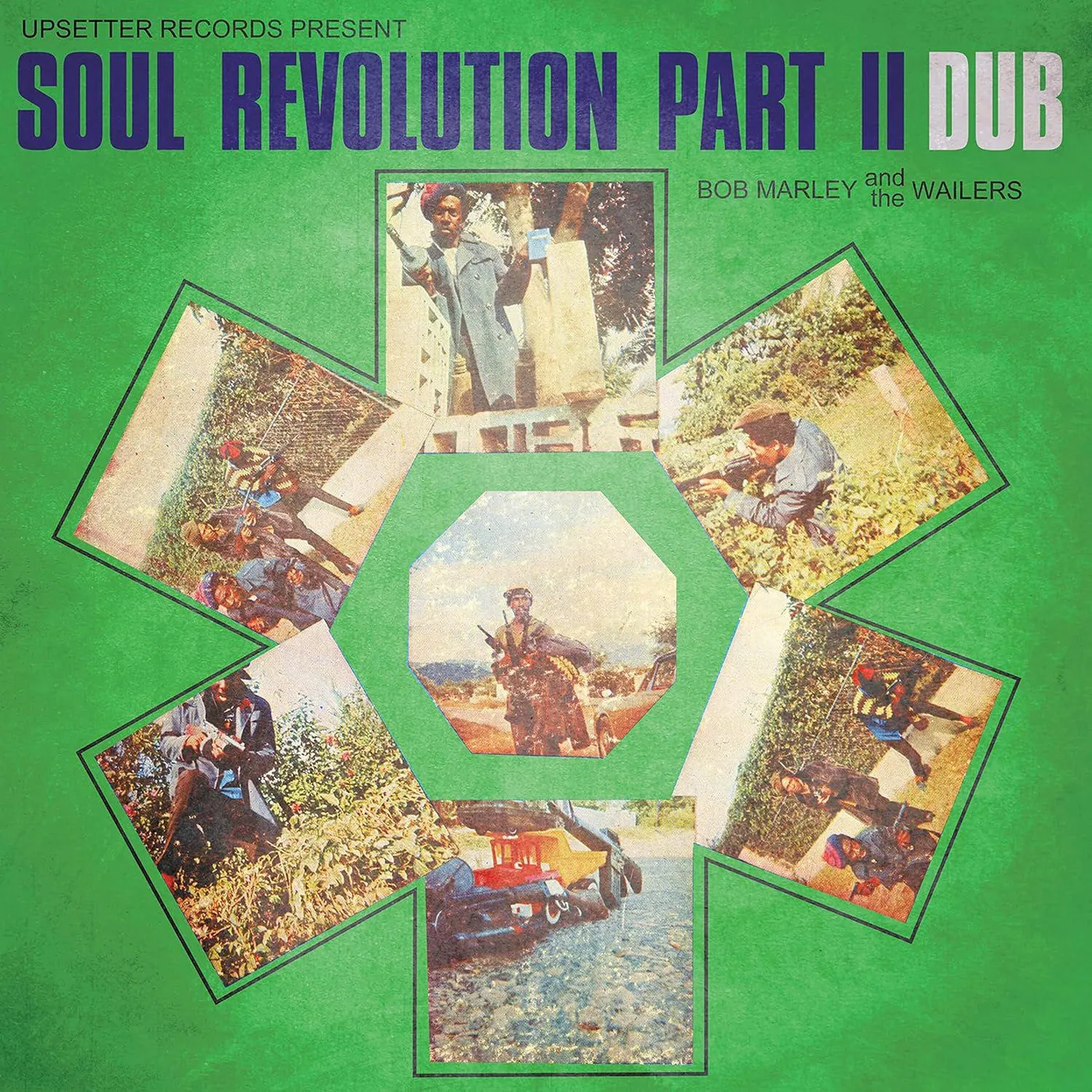 Bob Marley & The Wailers Soul Revolution Part II Dub (Green Splatter) Vinyl Record