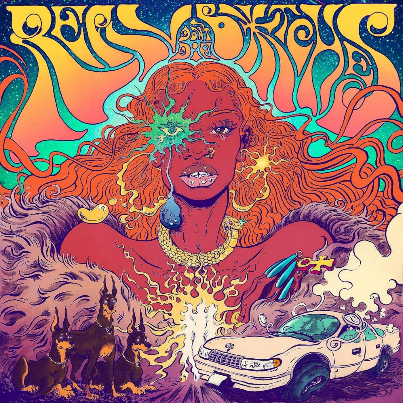 Kari Faux Real B*tches Don't Die! (Neon Violet) Vinyl Record