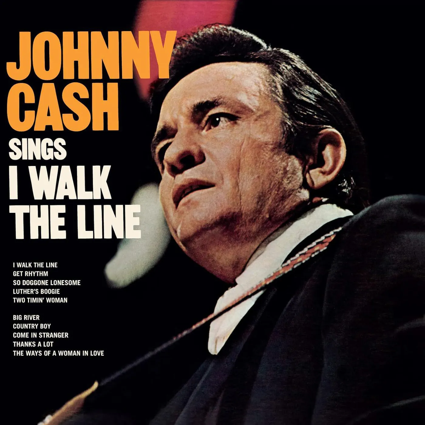 Johnny Cash Sings I Walk The Line (Limited/180g/Orange) Vinyl Record