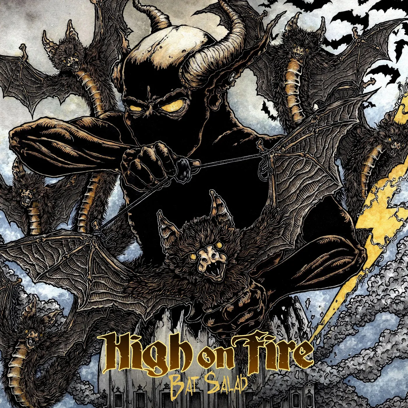 High On Fire Bat Salad (Color Vinyl Record)