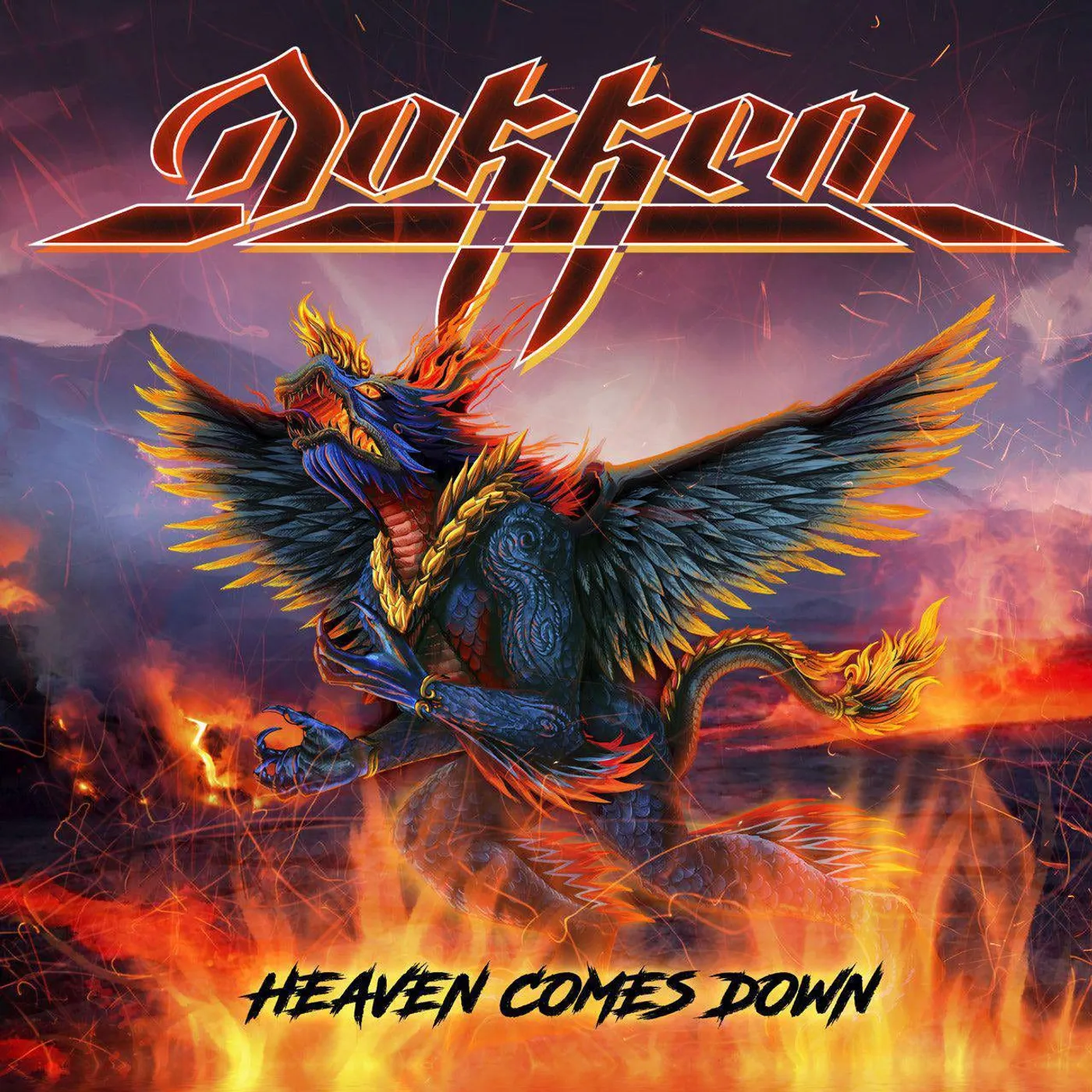 Dokken Heaven Comes Down Vinyl Record