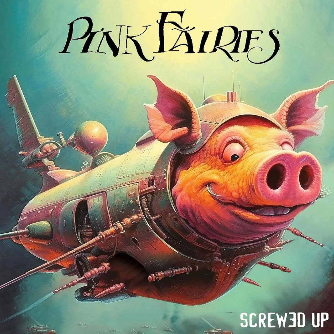 The Pink Fairies Screwed Up (Pink) Vinyl Record