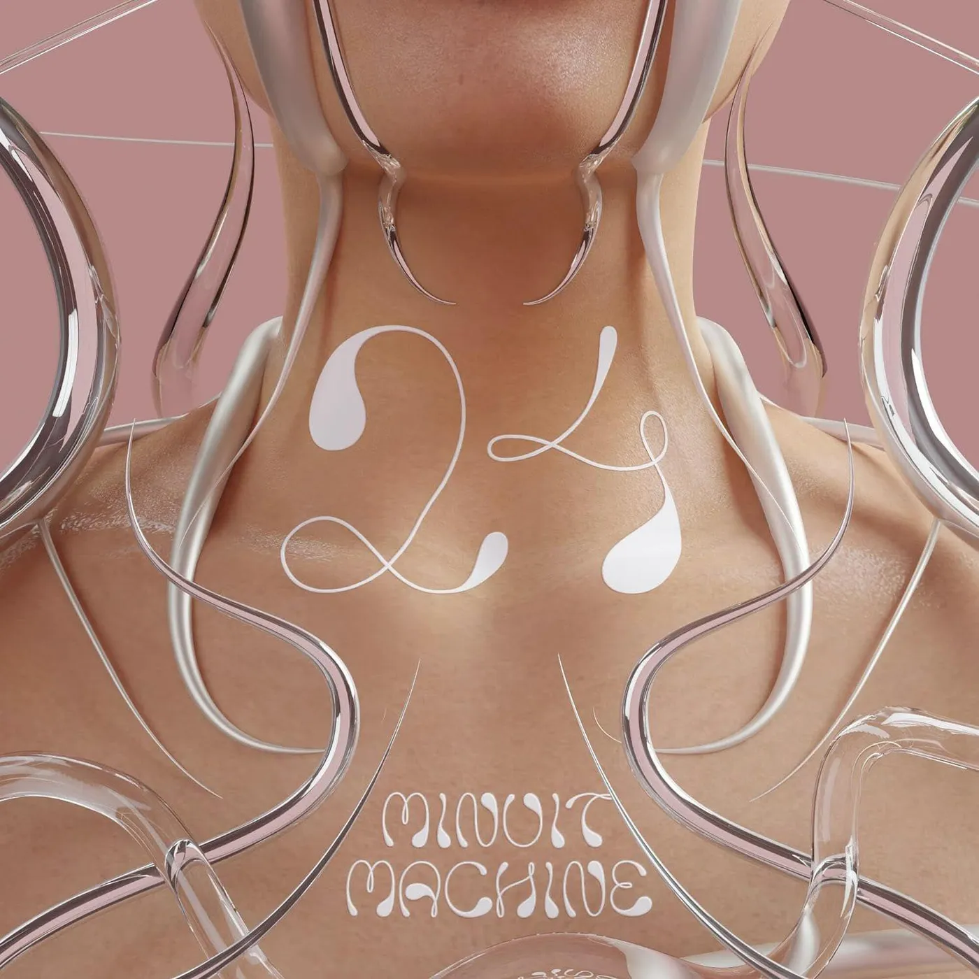 Minuit Machine 24 (Pink & White Transparent Vinyl Record)