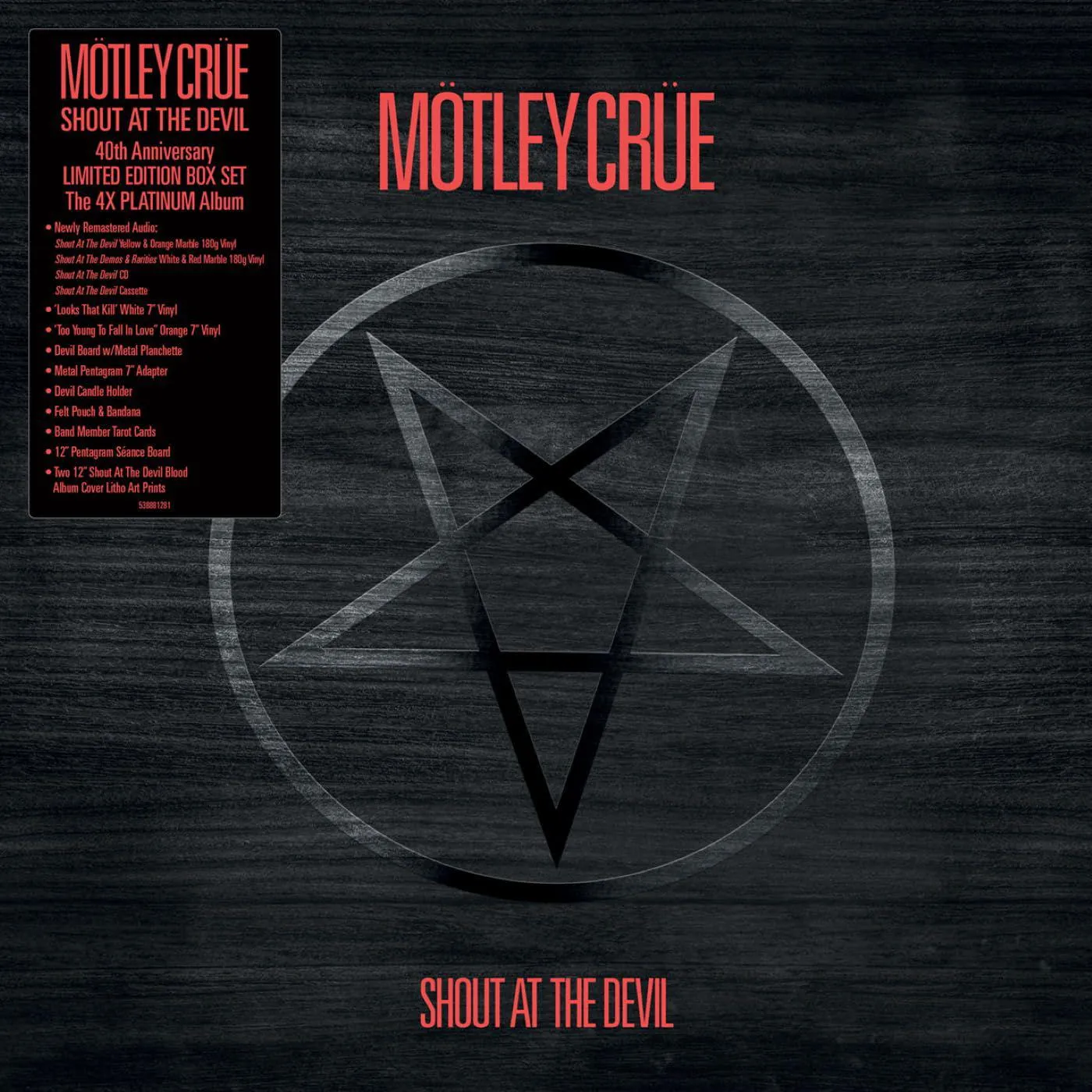 Mötley Crüe Shout At The Devil (40th Annivesry Box Set/color Vinyl & Colored 7inch)