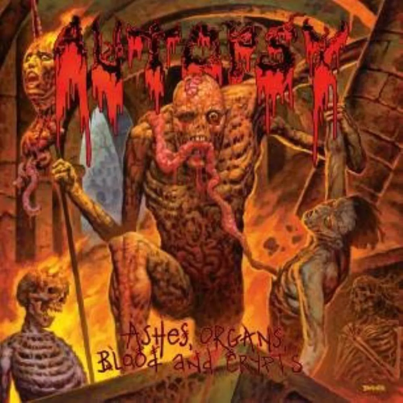 Autopsy ASHES, ORGANS, BLOOD & CRYPTS Vinyl Record