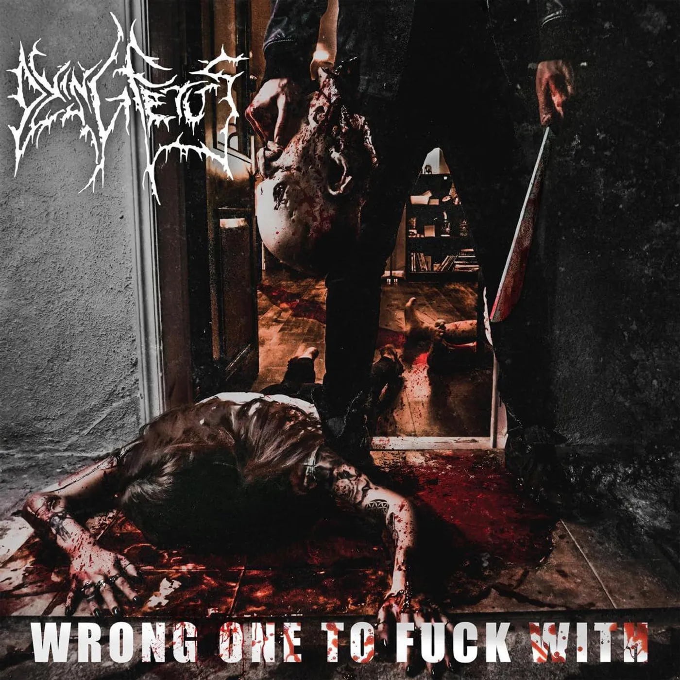 Dying Fetus WRONG ONE TO FUCK WITH (BLOOD RED CLOUDY EFFECT VINYL) (2LP) Vinyl Record