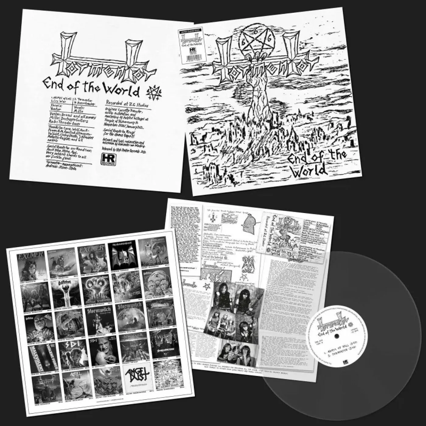 Tormentor End Of The World Demo '84 (Trans Ultra Clear) Vinyl Record