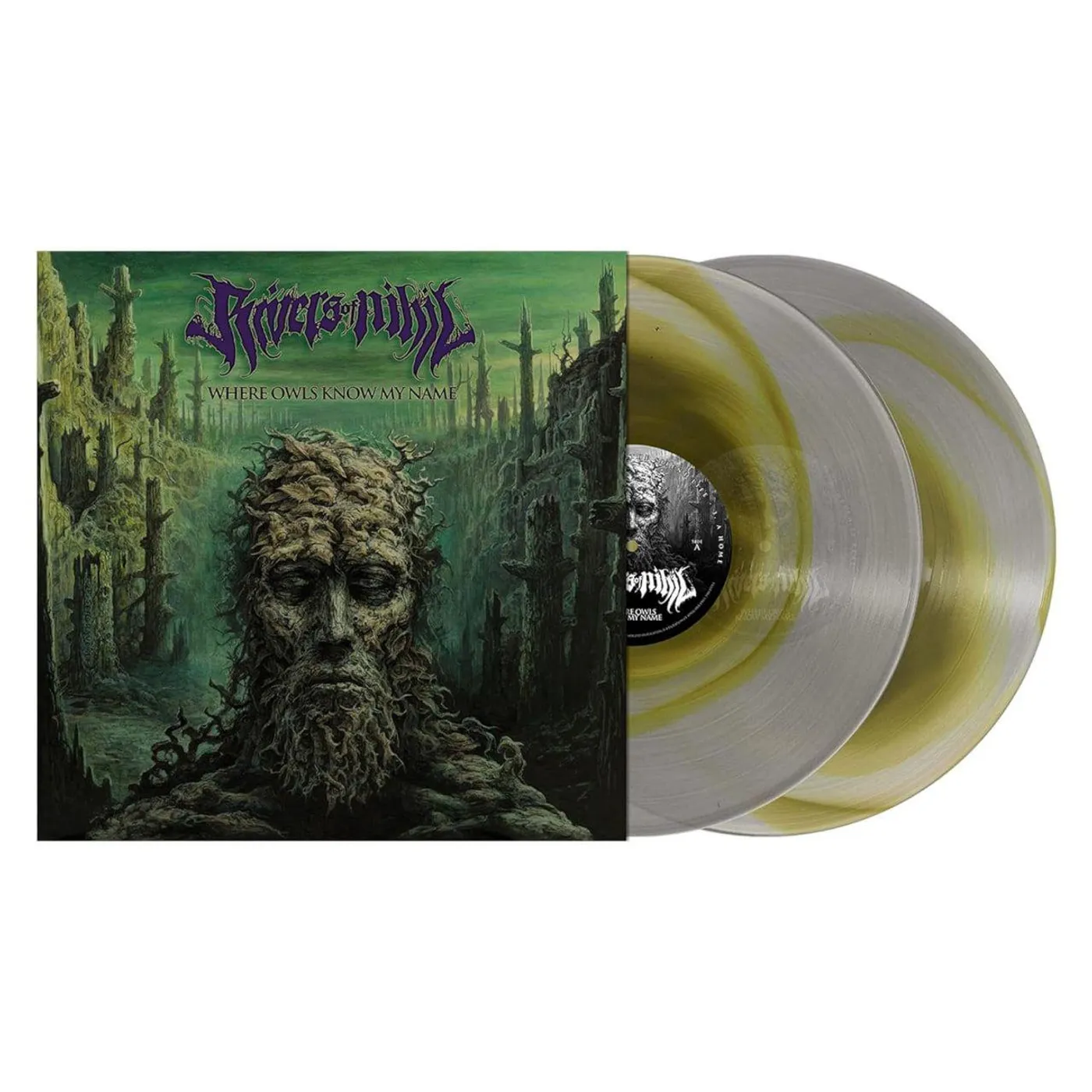 Rivers of Nihil Where Owls Know My Name (2LP/Clear & Swamp Green) Vinyl Record