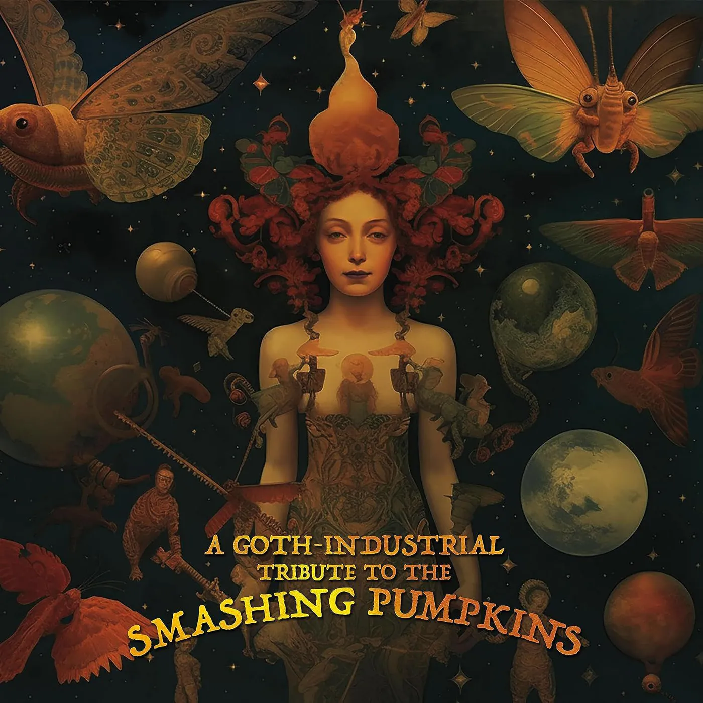 Various Artists  Industrial Tribute To The Smashing Pumpkins (Gold) Vinyl Record