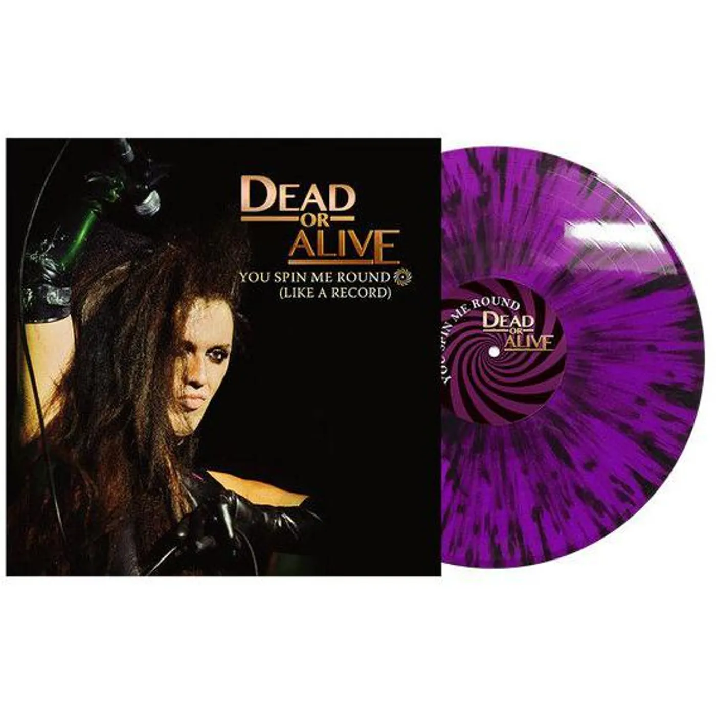 Dead Or Alive You Spin Me Round (Purple/Black Splatter) Vinyl Record