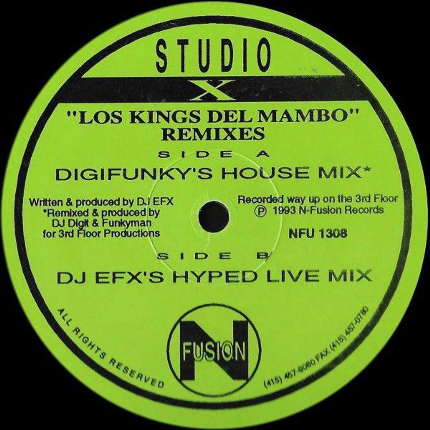 Studio X Los Kings Del Mambo Remix Vinyl Record