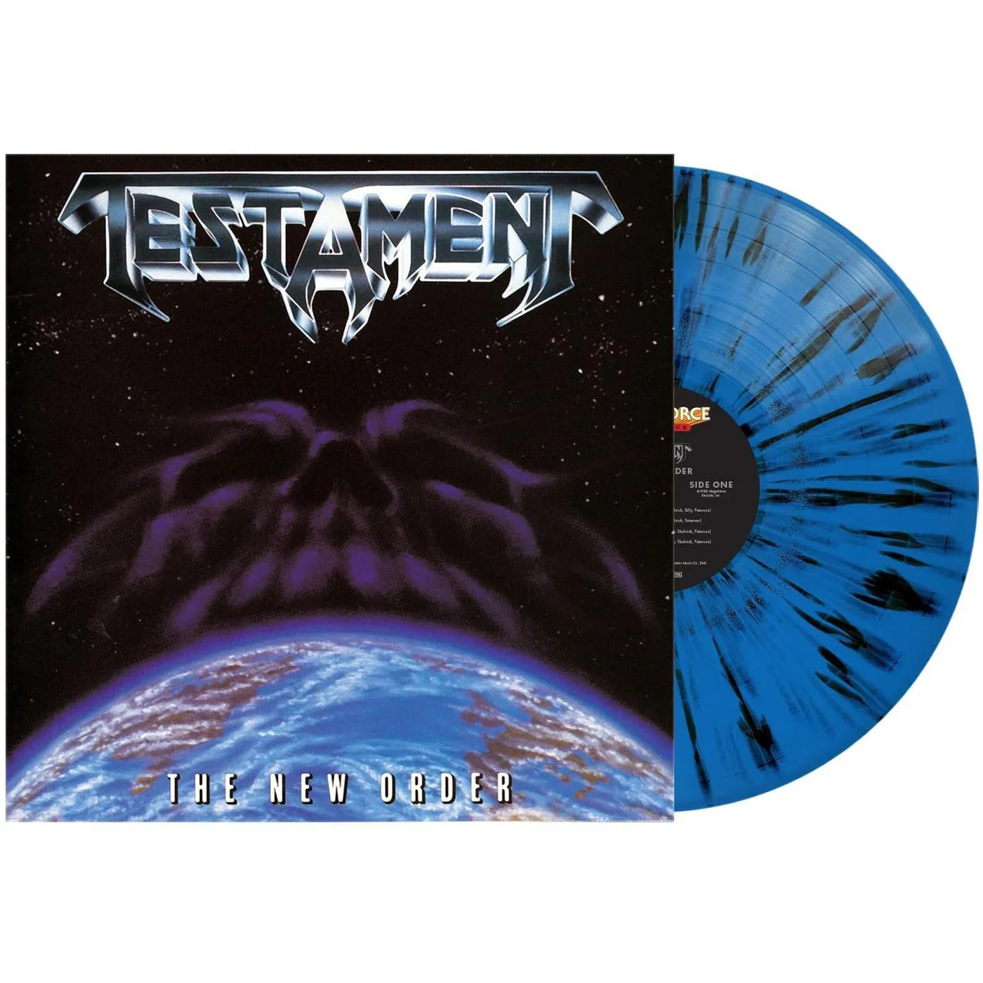Testament New Order (Cyanide Blue W Black Splatter) Vinyl Record