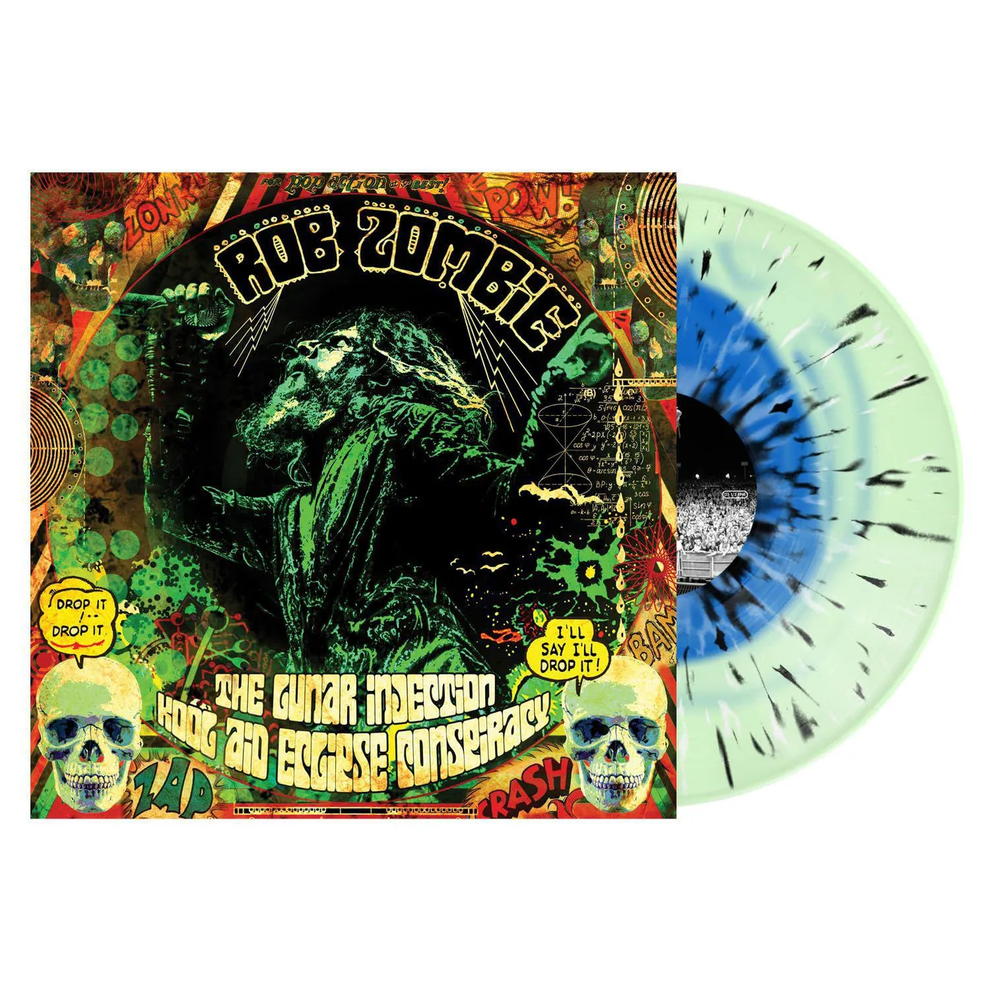 Rob Zombie Lunar Injection Kool Aid Eclipse Conspiracy (Blue) Vinyl Record