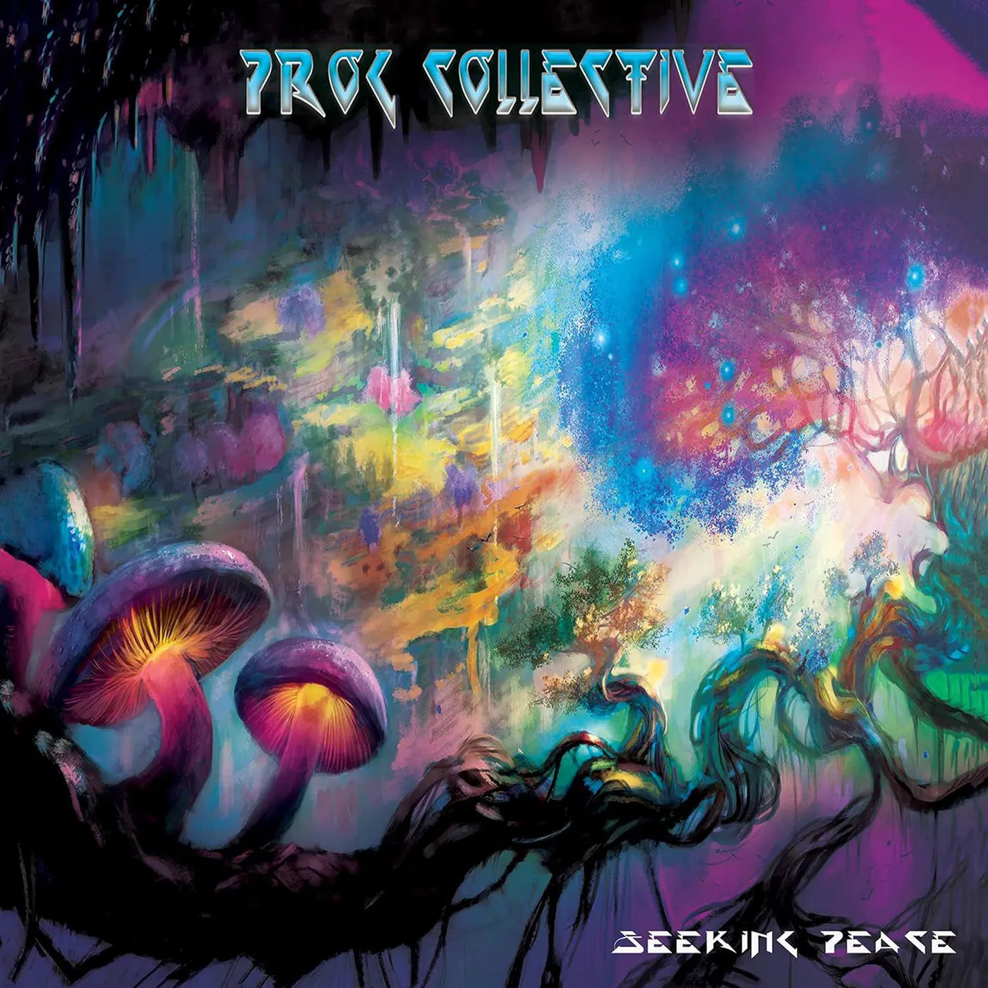 The Prog Collective Seeking Peace (Purple Marble) Vinyl Record