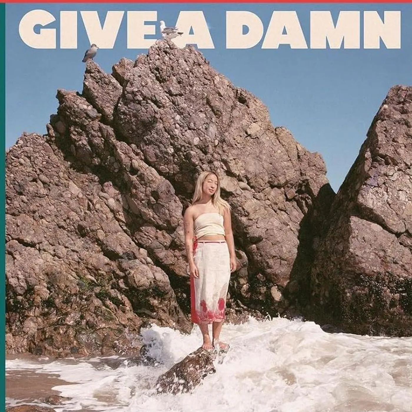 Vicky Farewell Give A Damn (Natural Wine) Vinyl Record