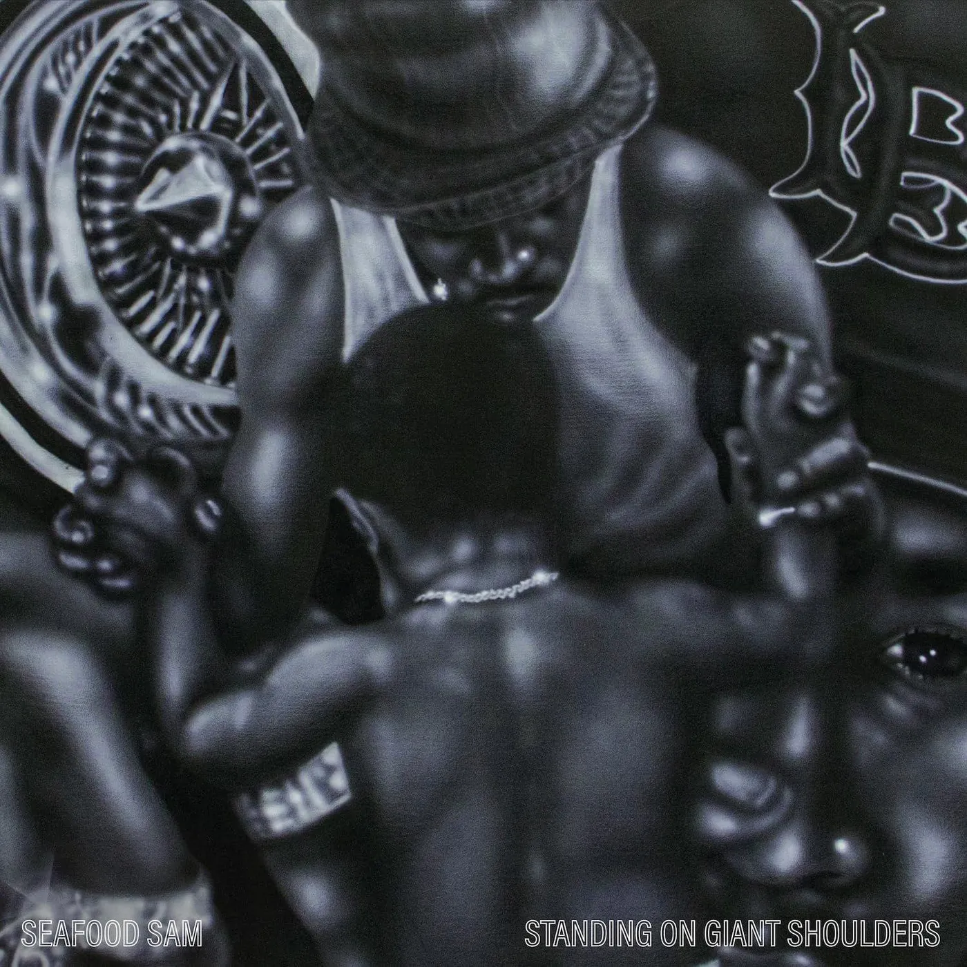 Seafood Sam Standing On Giant Shoulders (Cream & Orange Splatter) Vinyl Record