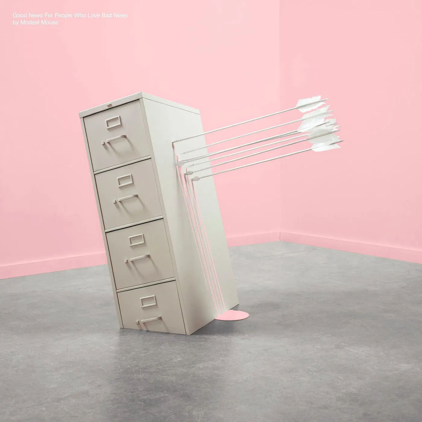 Modest Mouse Good News For People Who Love Bad News (Deluxe/2LP/Pink/Green) Vinyl Record
