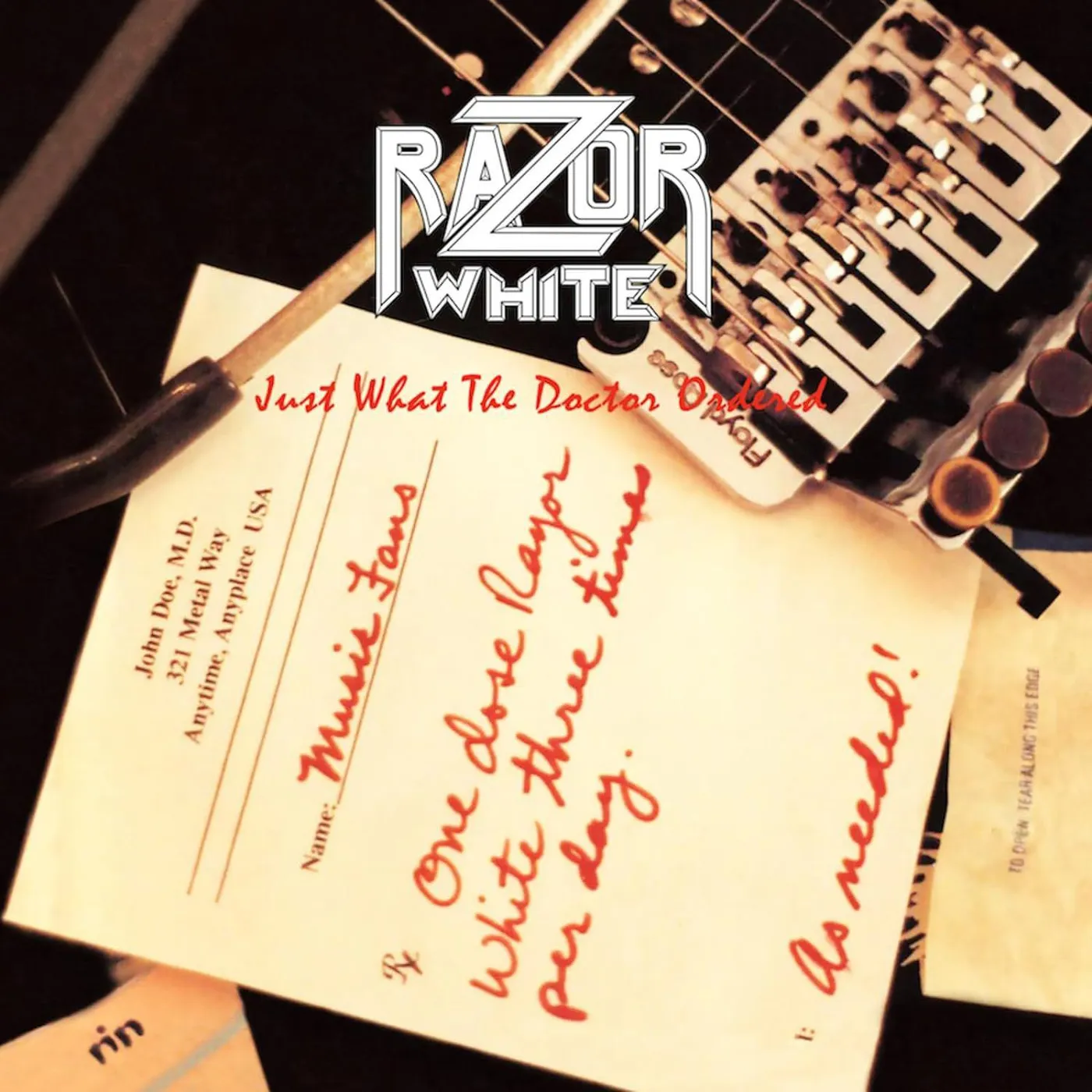 Razor White Just What The Doctor Ordered Vinyl Record