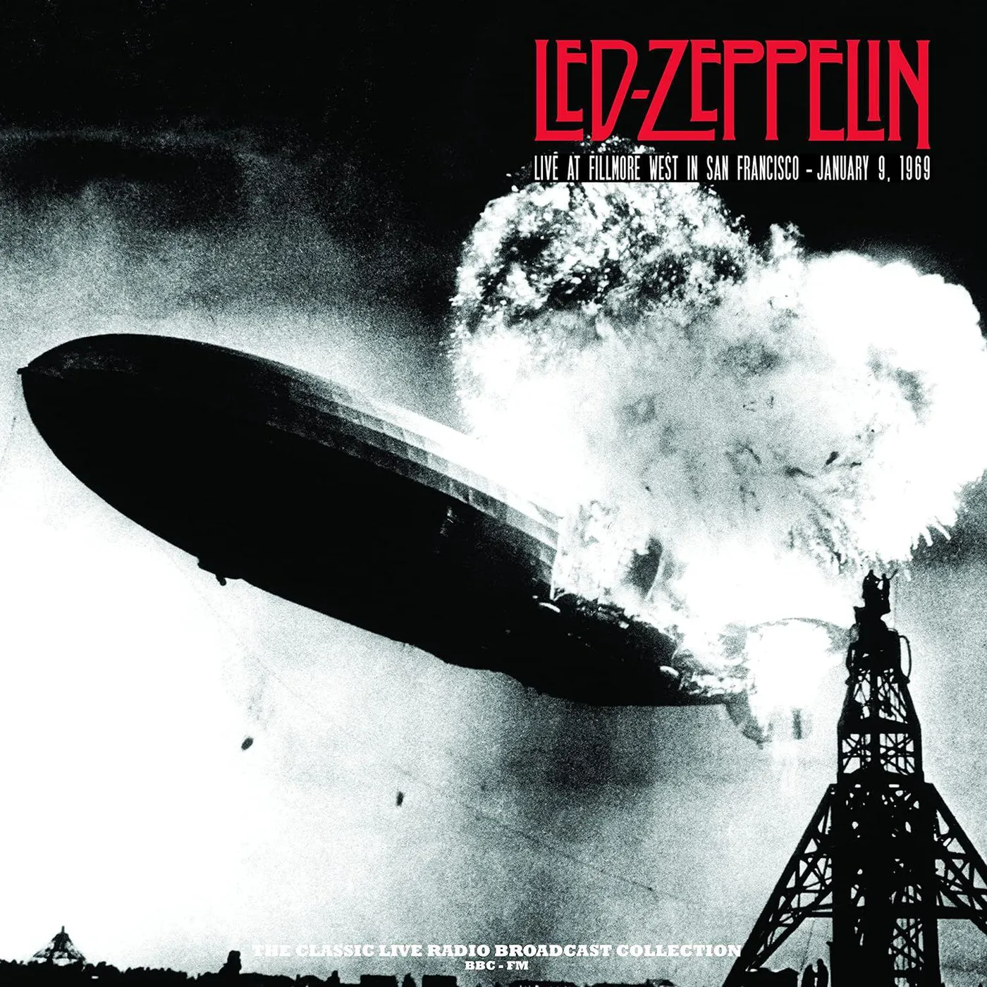 Led Zeppelin Live At Fillmore West In San Francisco - January 9, 1969 (Orange) Vinyl Record