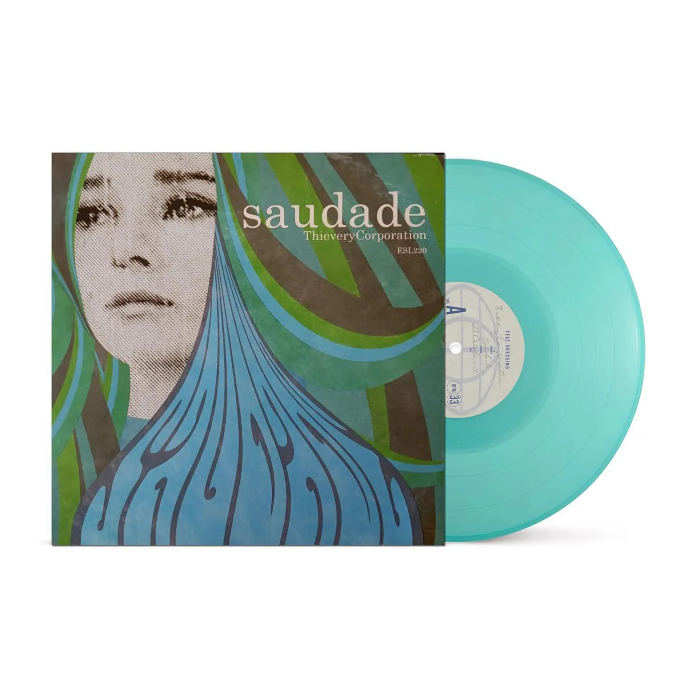 Thievery Corporation Saudade (10th Anniversary Edition)[Translucent Light Blue LP] Vinyl Record