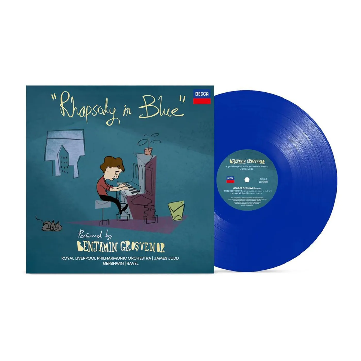 Benjamin Grosvenor Rhapsody In Blue (Blue) Vinyl Record