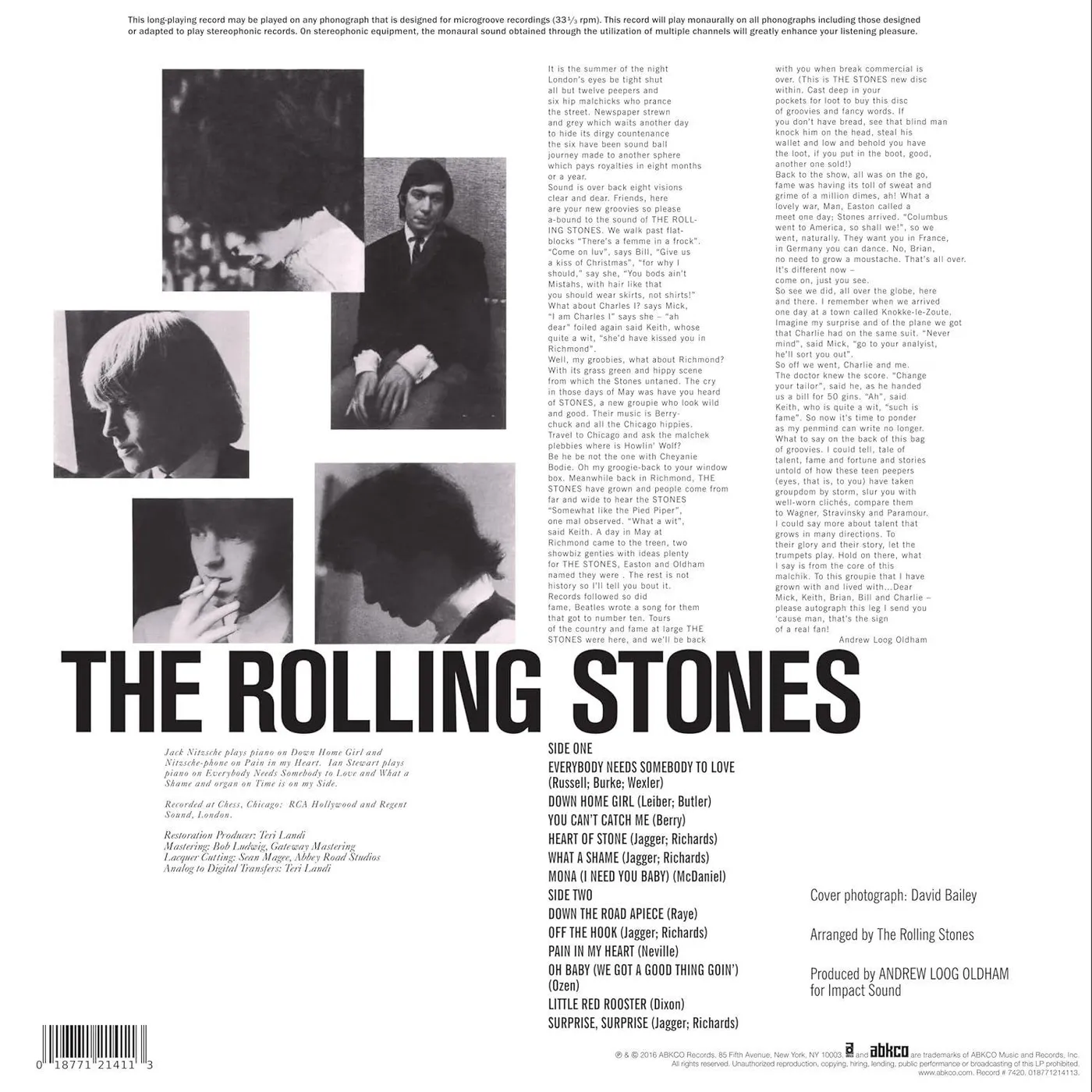 The Rolling Stones Now! Vinyl Record