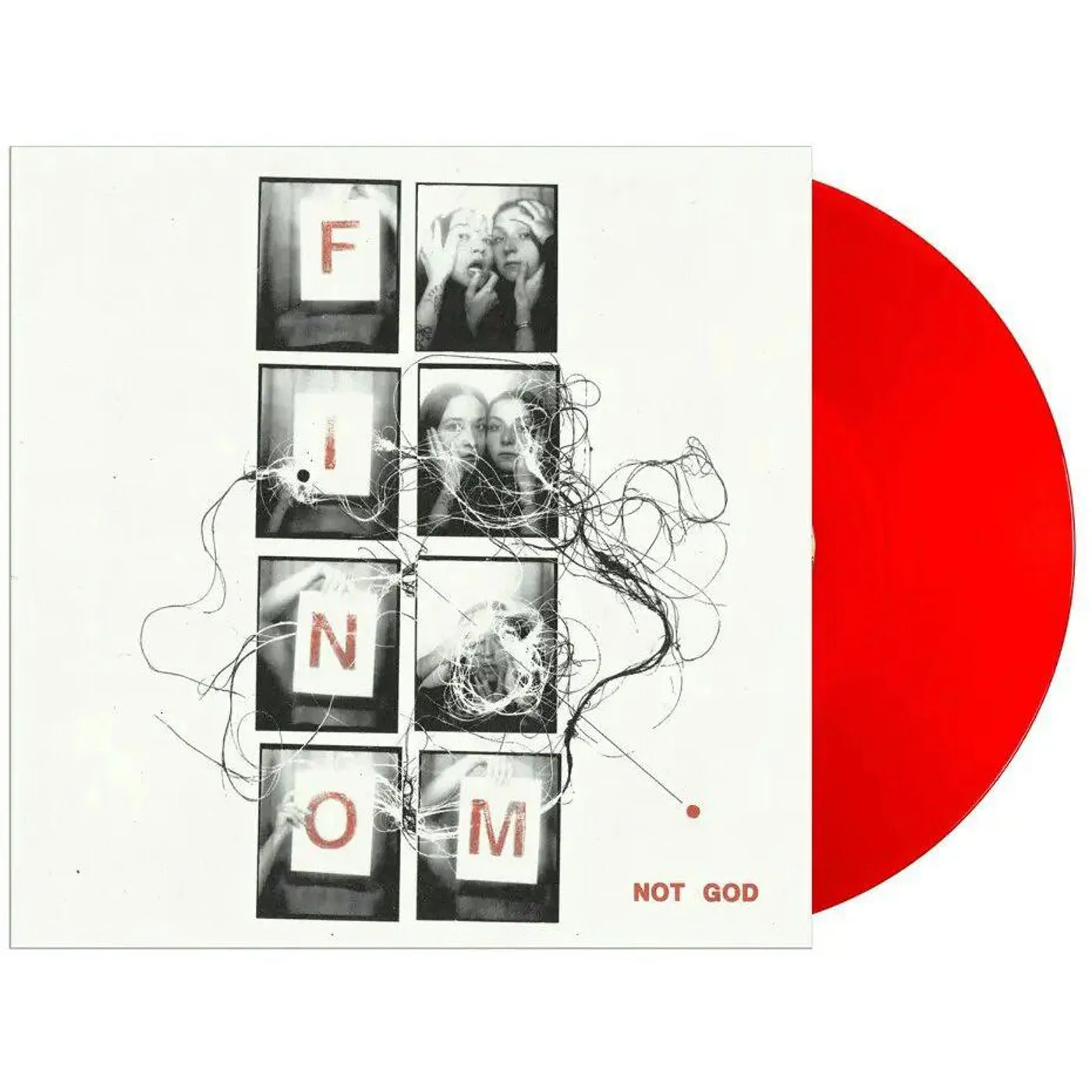 Finom Not God (Red) Vinyl Record