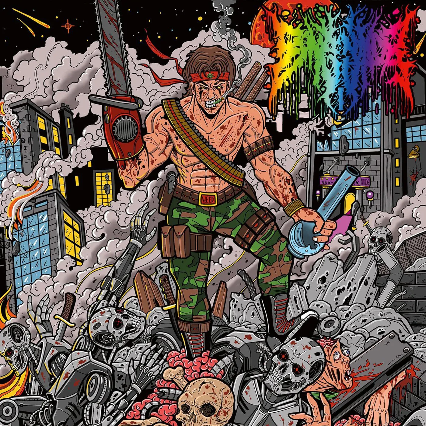 Bonginator The 1986 Doink City Massacre (Pink/Purple) Vinyl Record