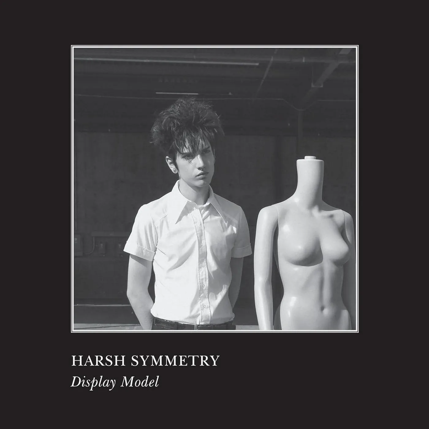 Harsh Symmetry Display Model (Transparent Red With Black Splatter) Vinyl Record