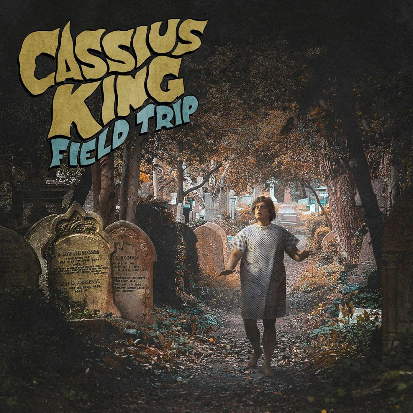 Cassius King Field Trip (Clear w/ Blue & Gold Splatter) Vinyl Record