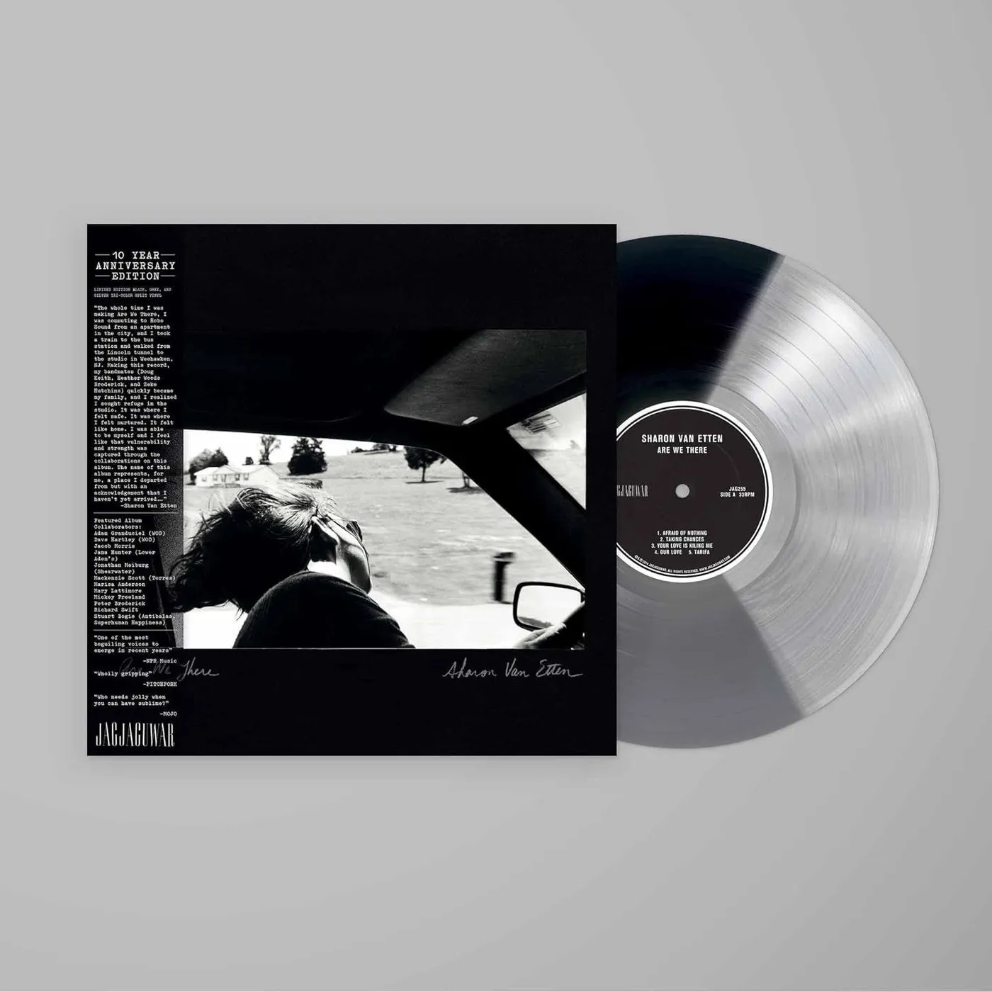 Sharon Van Etten ARE WE THERE YET (10 YEAR ANNIVERSARY/BLACK, GREY & SILVER TRI COLOR VINYL) Vinyl Record