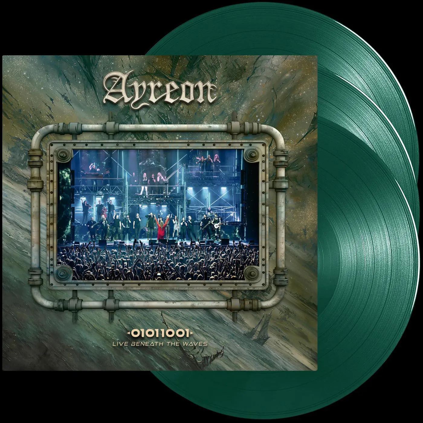 Ayreon 01011001 - Live Beneath The Waves (3LP/Green) Vinyl Record