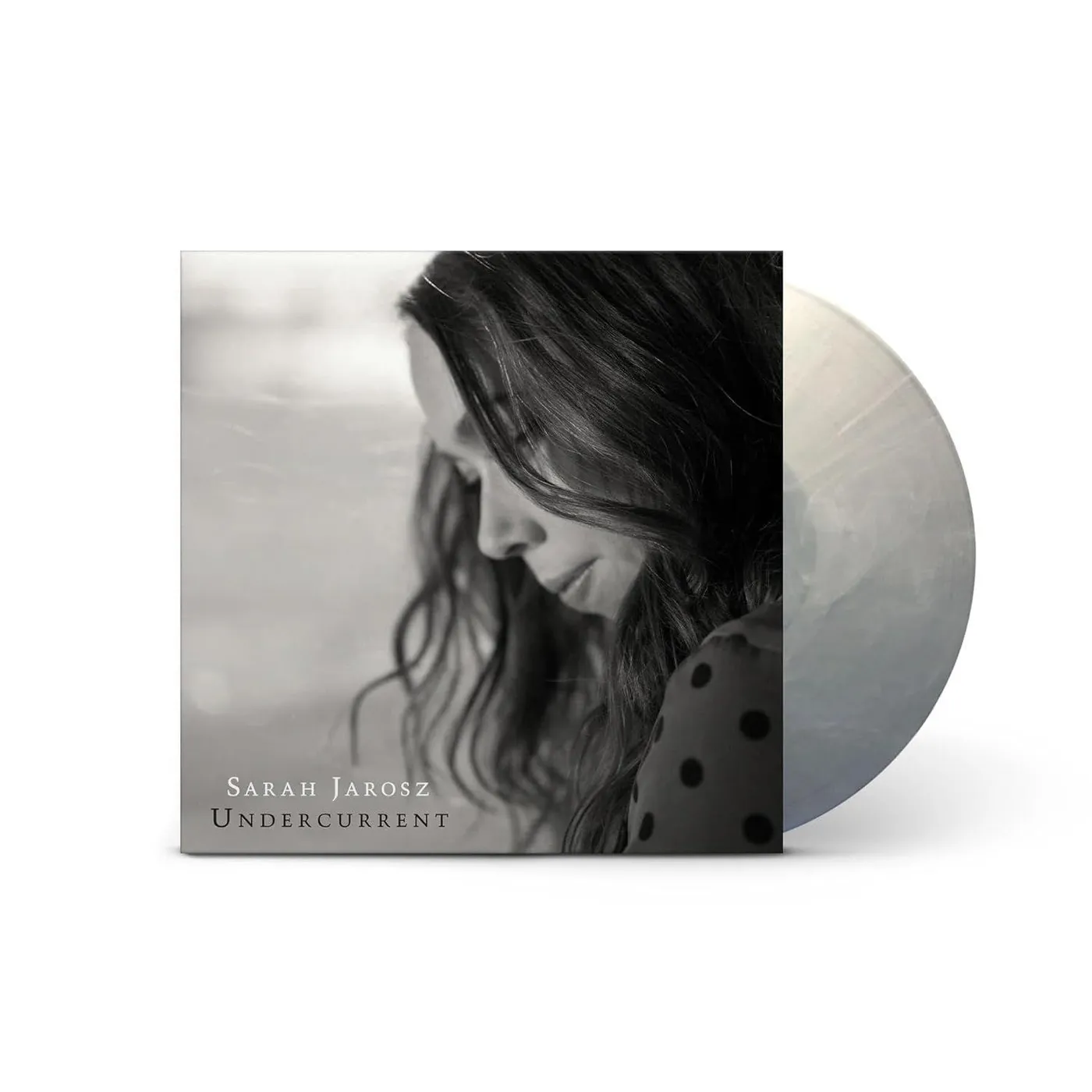 Sarah Jarosz Undercurrent (Metallic Silver/White Swirl) Vinyl Record