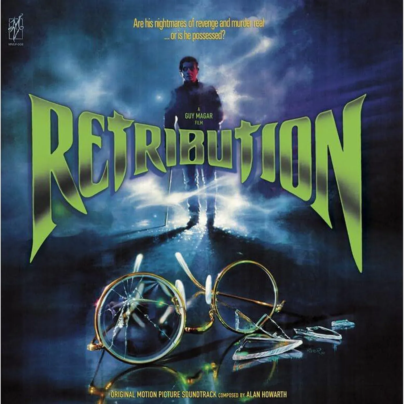 Alan Howarth Retribution (Original Motion Picture Ost) (Blue Green Pinwheel) Vinyl Record