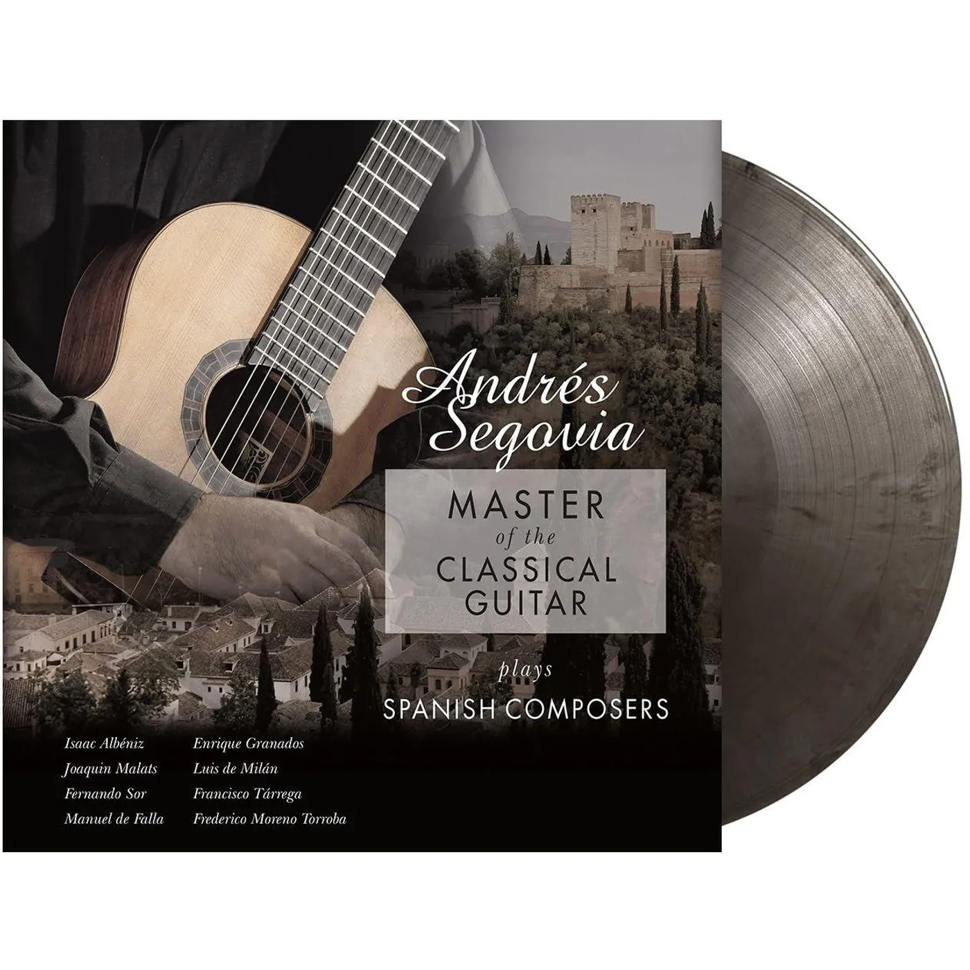 Andres Segovia Master Of The Classical (Limited Silver & Black) Vinyl Record