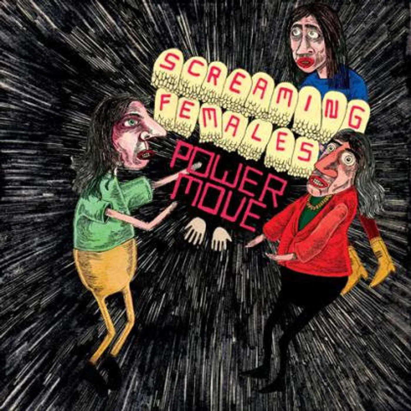 Screaming Females Power Move (Green) Vinyl Record