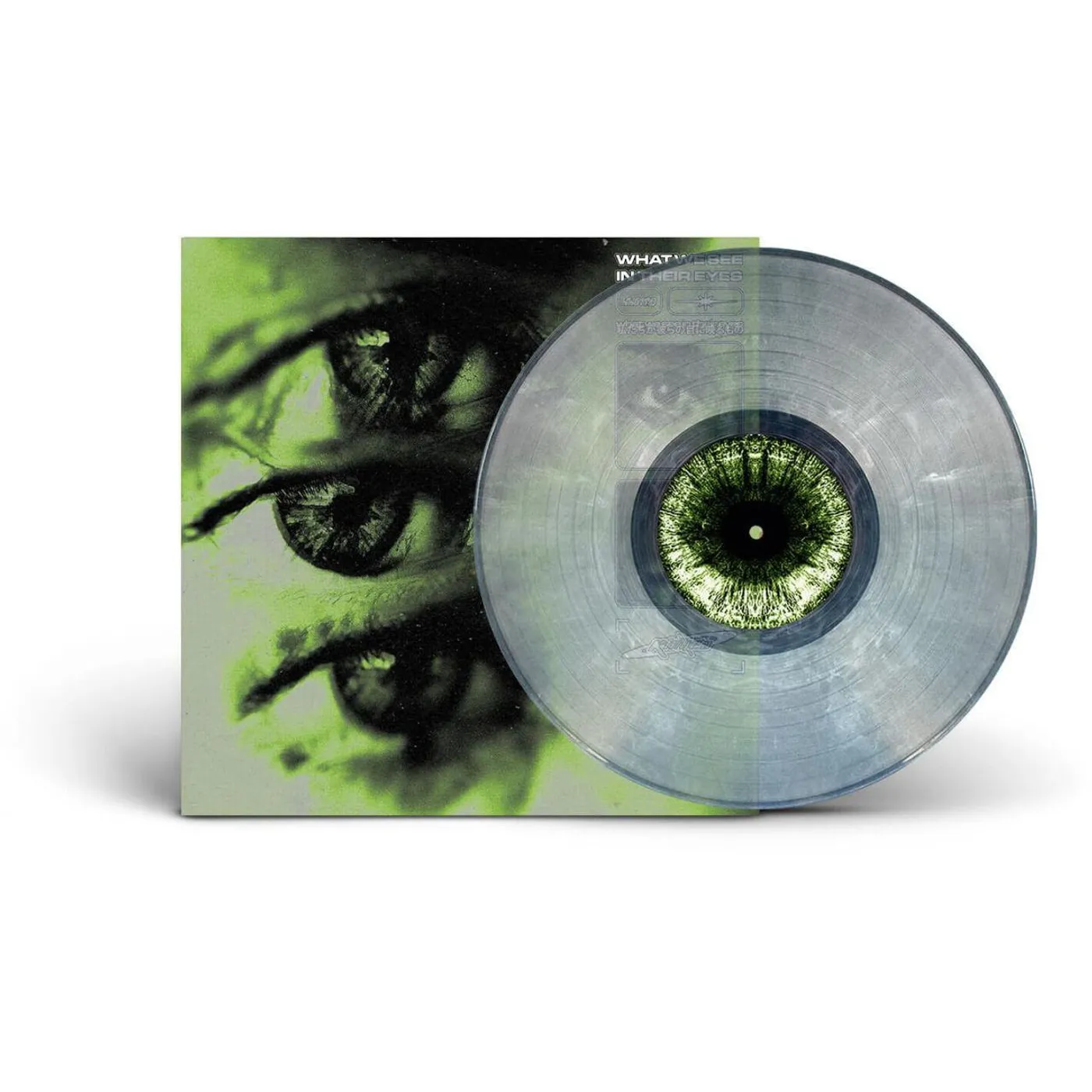 Knives What We See In Their Eyes (Crystal Clear White Marbled) Vinyl Record