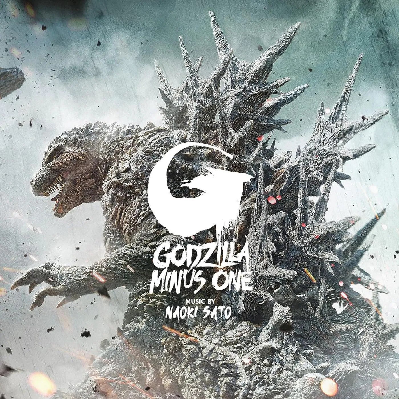 Naoki Sato Godzilla Minus One Original Soundtrack (2LP/Green&Blue) Vinyl Record