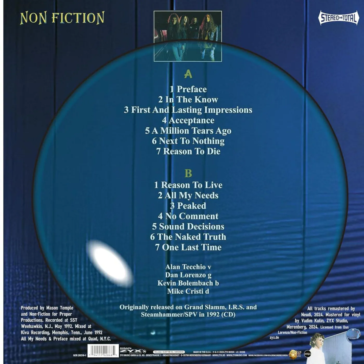 Fiction Non Fiction IN THE KNOW (1992) Vinyl Record