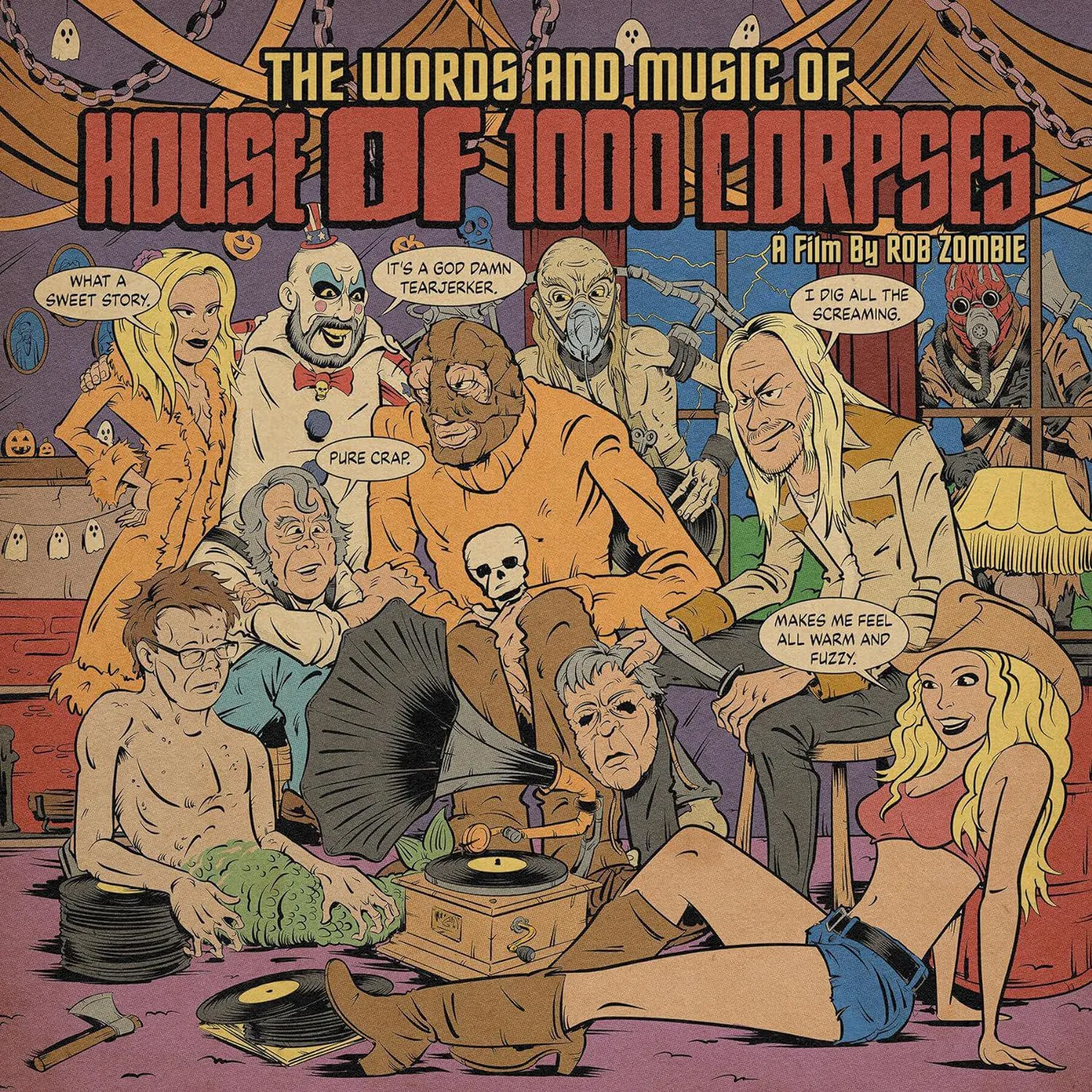 Rob Zombie The Words & Music Of House Of 1000 Corpses (2LP/Halloween Party) Vinyl Record
