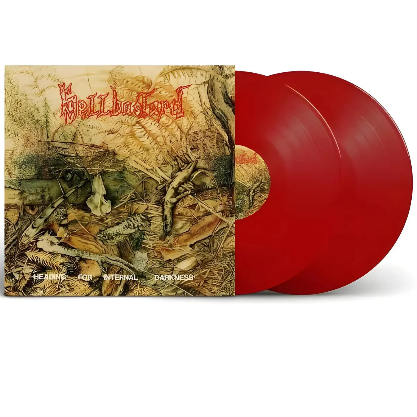 Hellbastard Heading For Internal Darkness (Red) Vinyl Record