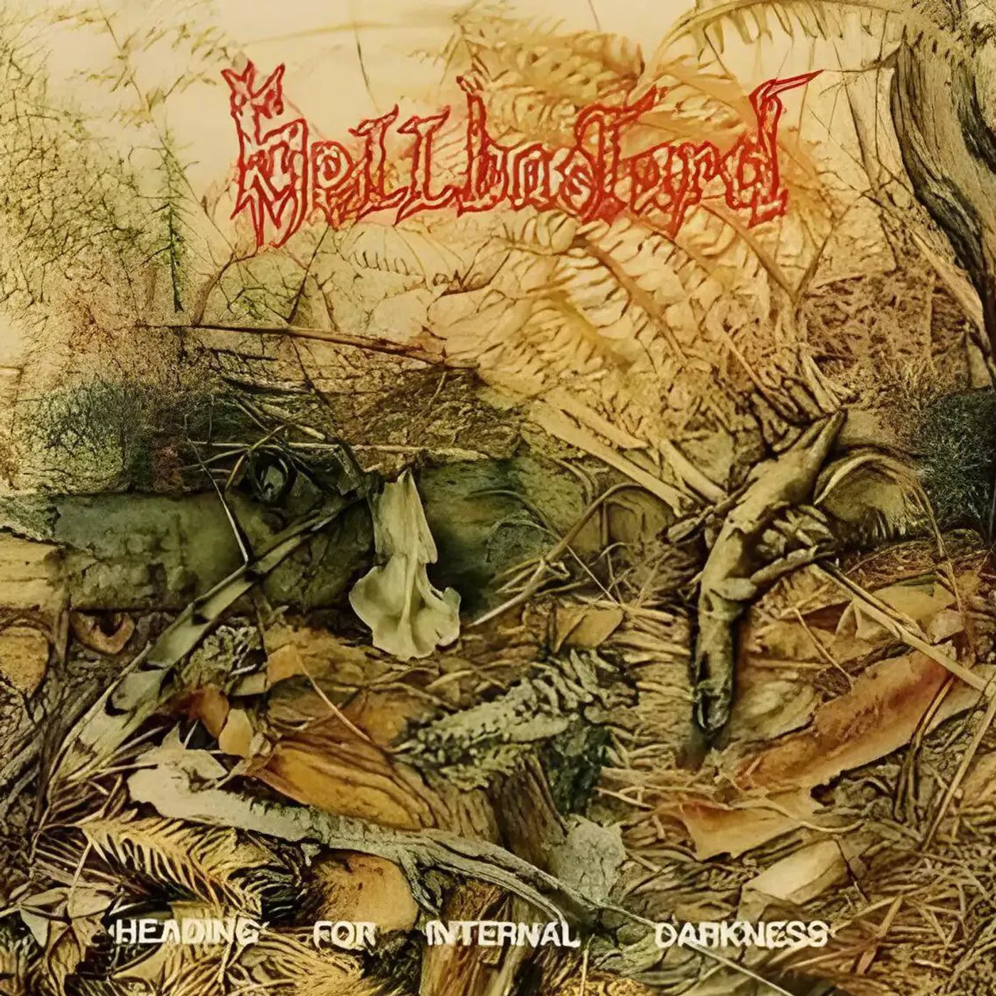Hellbastard Heading For Internal Darkness (Red) Vinyl Record