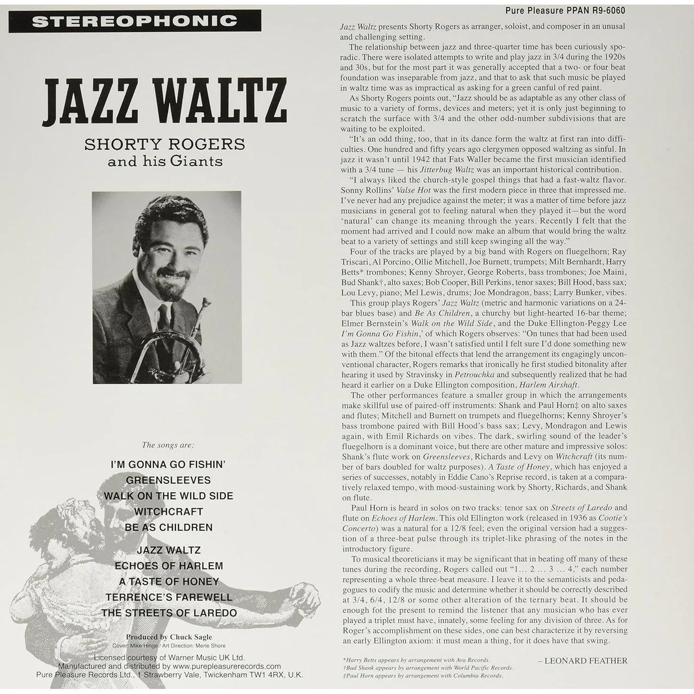 Shorty Rogers & His Giants Jazz Waltz (180G) Vinyl Record