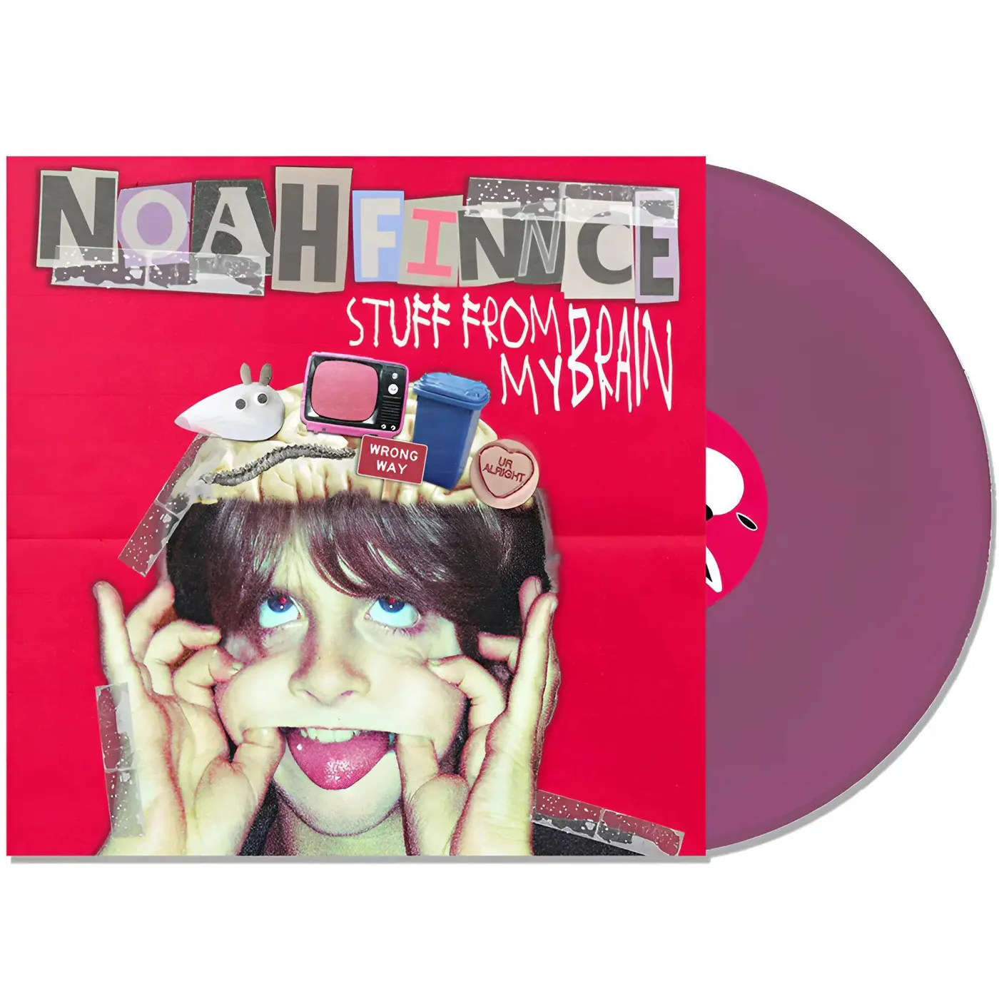 NOAHFINNCE Stuff From My Brain / My Brain After Therapy (Purple) Vinyl Record
